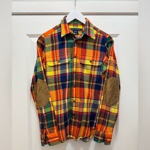 Ralph Lauren Plaid Flannel Shirt Slim Fit
